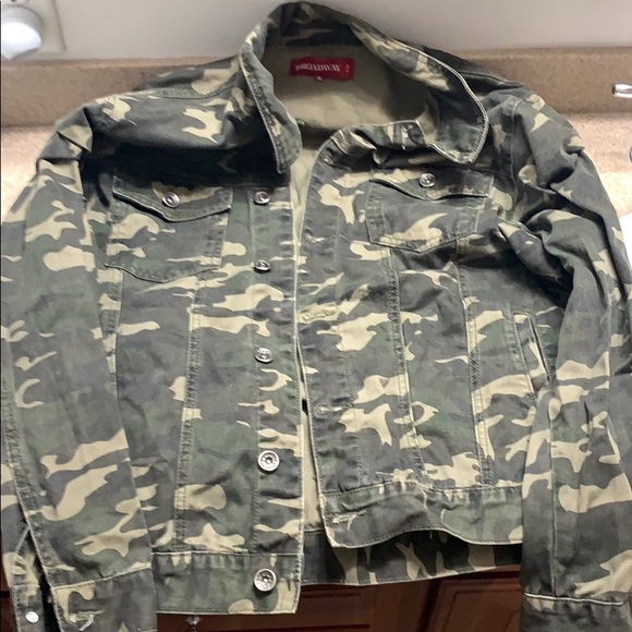 Camo denim jacket - Picture 1 of 4